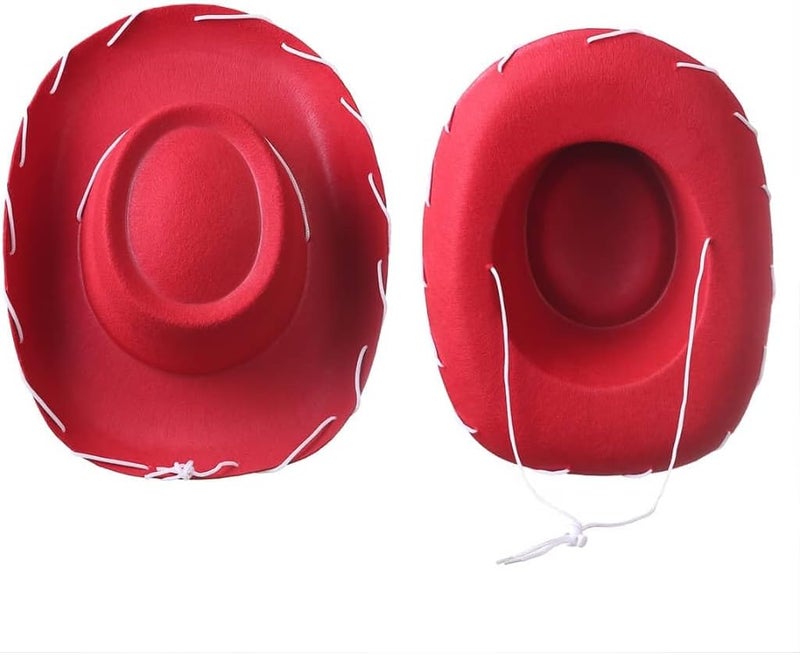 COLLECT PRESENT Store Adult Western Sheriff Costume Hat – Classic Cowboy Hat for Men & Women – 1950s Rancher Style - Image 3